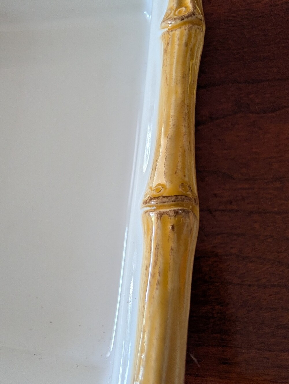 Juliska Bamboo Pattern Square Dish - Picture 4 of 6